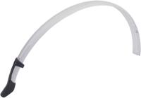 Gazelle Achterspatbord 28 pvc b50g wafel zilver - thumbnail