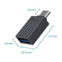 Rapoo USB-C adapter, USB-C naar USB-A - thumbnail