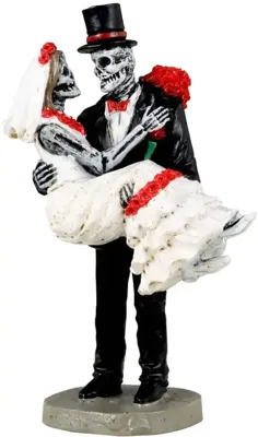 Lemax day of the dead bride & groom halloween figuur Spooky Town 2023