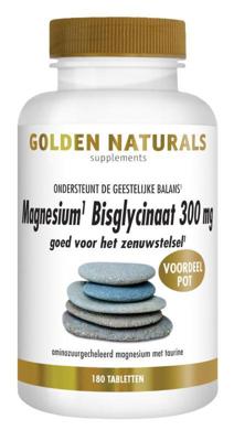 Golden Naturals Magnesium Bisglycinaat 300mg Tabletten