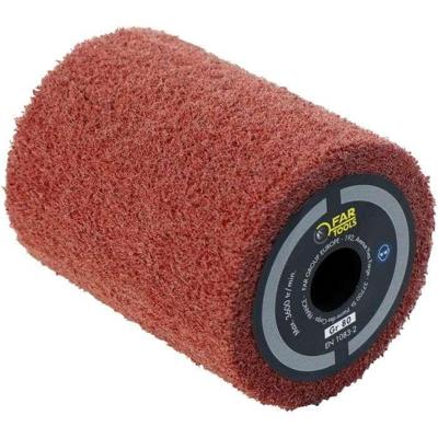 Spazzola in fibra sintetica Ø80mm - L 100mm per levigare / lucidare / satinare