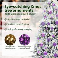 VidaXL Kunstmatige inklapbare kerstboom wit 120 cm pe en pvc - thumbnail