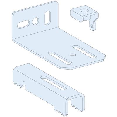 Schneider Electric PrismaSeT-P, bevestigingsset, 2x wandbevestigingshoek en 4x vloerbevestigingsklemmen 1 stuk(s)