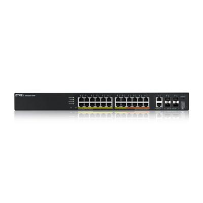 Zyxel XGS2220-30HP Managed L3 Gigabit Ethernet (10/100/1000) Power over Ethernet (PoE) Zwart Zyxel XGS2220-30HP Managed L3 Gigabit Ethernet (10/100/1000) Power over Ethernet (PoE) Zwart