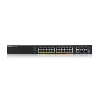 Zyxel XGS2220-30HP Managed L3 Gigabit Ethernet (10/100/1000) Power over Ethernet (PoE) Zwart - thumbnail