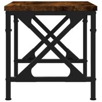 VidaXL Printerstandaard 40x30x31 cm bewerkt hout gerookt eikenkleurig - thumbnail