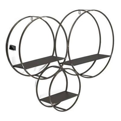 Vtw Living - Wandrek - Wandrek Industrieel - Zwart - 89 cm