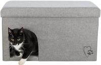 Trixie kattenhuis kimy grijs - thumbnail