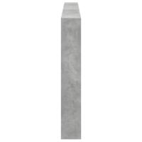 Hoofdbordkast met LED-verlichting 220x17x102 cm betongrijs - thumbnail
