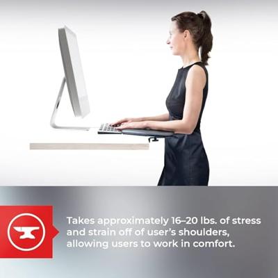 Contour Design ArmSupport Red Gel-polssteun Zwart