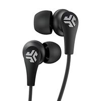 JLab JBuds pro bluetooth draadloze oordopjes met 10 mm titanium oordopjes en ruisisolatie, inclusief op maat gemaakte gelpunten en cush vinnen, zwart - thumbnail