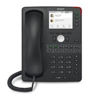 Snom D765 IP-telefoon, SIP bureautelefoon, 12 SIP identiteiten, hoge-resolutie kleurenscherm, 16 LED-functietoetsen, Bluetooth, USB, Gigabit, 2x Gigabit Ethernet, Zwart, 00003917 - thumbnail
