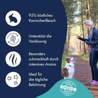 Dr. Clauder&apos;s konijn trainingssnack voor de hond 80 g - thumbnail