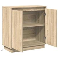 Dressoir met plank Sonoma Eiken 71 x 34,5 x 75 cm Bewerkt hout - thumbnail