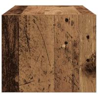 Tv-meubels 2 st 60x31x25,5 cm bewerkt hout oud houtkleurig - thumbnail