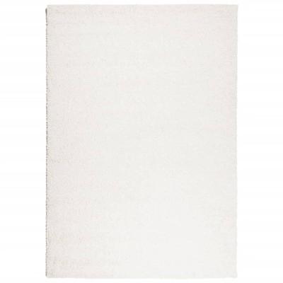 VidaXL Vloerkleed pamplona shaggy hoogpolig modern 120x170 cm crème