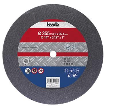kwb 791993 Doorslijpschijf recht 355 mm 1 stuk(s) Metaal