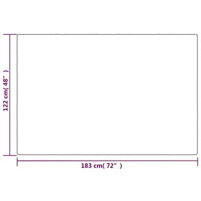 Verzwaringsdeken met hoes 122x183 cm 5 kg stof grijs Verzwaringsdeken met hoes 122x183 cm 5 kg stof grijs