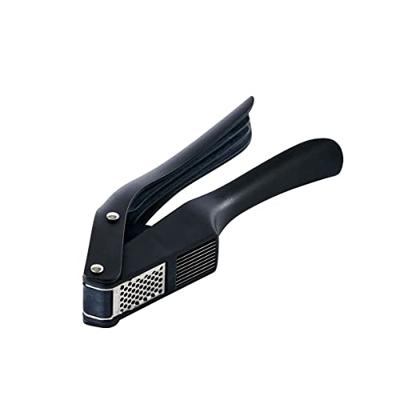 Mastrad - 2-in-1 Knoflookpers en Snijder - Zwart - Mastrad