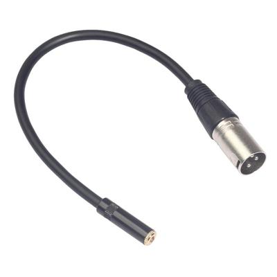 TC227K17-03 3.5 mm female naar XLR male audio kabel lengte: 0.3 m