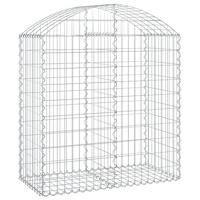 VidaXL Schanskorf gewelfd 100x50x100/120 cm gegalvaniseerd ijzer - thumbnail