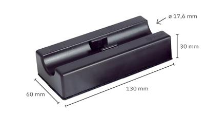 Sigel BA150 Whiteboard bordwisser (b x h) 130 mm x 60 mm Zwart