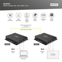 Digitus DS-55342 HDMI-extender HDMI, Infrarood Via netwerkkabel RJ45 30 m - thumbnail