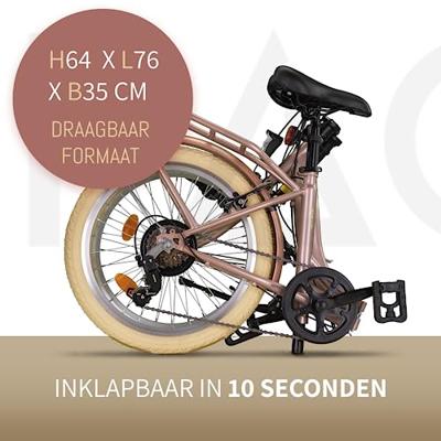 Pacto Eight 20 inch Vouwfiets 6v