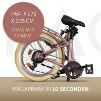 Pacto Eight 20 inch Vouwfiets 6v - thumbnail