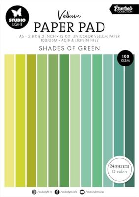 Studio Light • essentials vellum paper pad unicolor paper