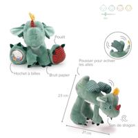 Geluidmakende draak "Joe s'envole" LILLIPUTIENS groen - thumbnail