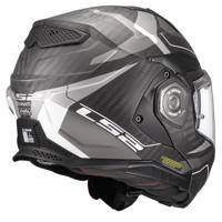 LS2 opklaphelm "ff901 advant x carbon horizon". helmet ff901 advant x carb.hor.xxl bl/sil-gr - thumbnail