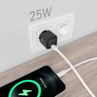 Aisens Wandlader ASCH-25W1P013-BK, 25 W, zwart, 1 stuk - thumbnail