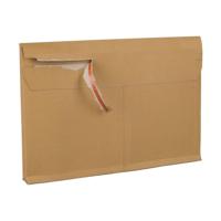 Envelobox 180 x 150 x 30 mm bruin | 50 stuks - thumbnail