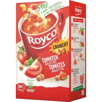 Royco Minute Soup tomaat met balletjes, pak van 20 zakjes