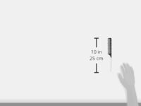 YS Park Winding Tail Comb Ref.YS-102 Carbon 1Stuks - thumbnail