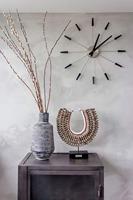 NeXtime NE-2610ZW Wandklok Dia. 58 Cm, Metaal, Zwart, &apos;Plug Inn&apos; - thumbnail