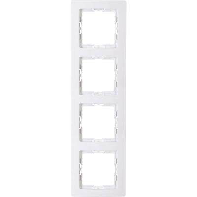 Kopp 308702000 Afdekking Frame 4-voudig HK05 Arctisch-wit 1 stuk(s)