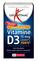 Lucovitaal Vitamine D3 75mcg Forte 365Capsules - thumbnail