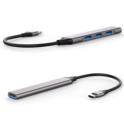 4smarts 456908 interface hub USB 3.2 Gen 1 (3.1 Gen 1) Type-C 5000 Mbit/s Grijs