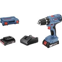 Bosch Professional GSR 18V-21 Accu schroefboormachine 18V 2.0Ah in L-Boxx - 06019H100A - thumbnail