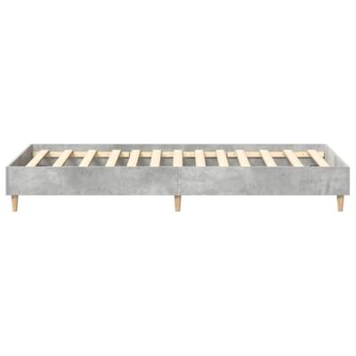 Bedframe zonder matras 100x200 cm spaanplaat betongrijs