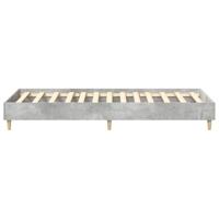 Bedframe zonder matras 100x200 cm spaanplaat betongrijs - thumbnail