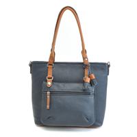 Berba Schoudertas/Shopper met Clutch Chamonix Navy Blauw - thumbnail