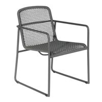 Borek | Tuinstoel Mira | Donkergrijs - thumbnail