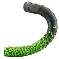 Deda Loop Dubbele Laag Stuurlint - Zwart / Groen - thumbnail