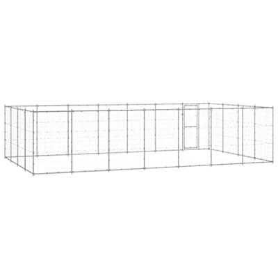 Hondenkennel 33,88 m² gegalvaniseerd staal