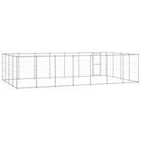 Hondenkennel 33,88 m² gegalvaniseerd staal - thumbnail