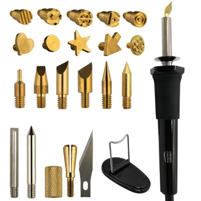 Vaessen Creative • houtbrander set met 23 opzetstukken