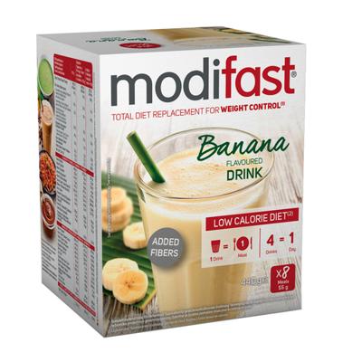 Modifast Intensive Banana Flavour. Milkshake 8x55g